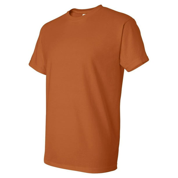 4XL Gildan Mens Ultra Cotton 100% Cotton T-Shirt Texas Orange 